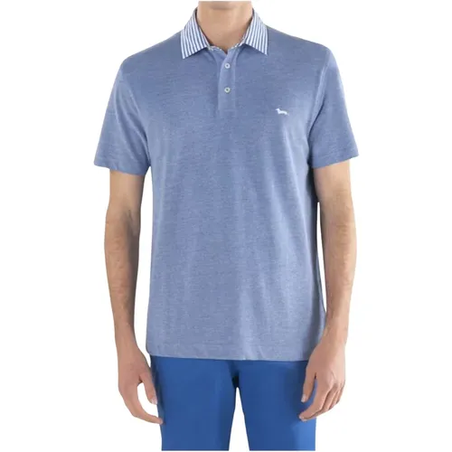 Striped Cotton Polo Shirt , male, Sizes: 2XL, XL - Harmont & Blaine - Modalova