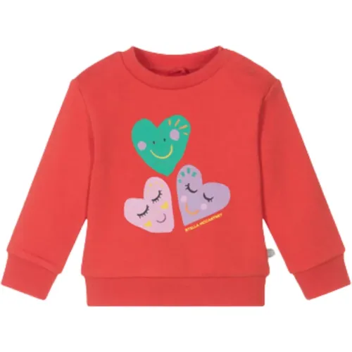 Kinder Roter Herz Pullover - Stella Mccartney - Modalova