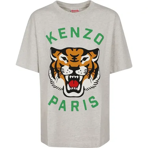 Graue T-Shirts Polos für Frauen , Damen, Größe: M - Kenzo - Modalova