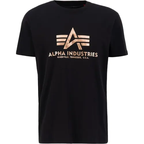 Herren Lifestyle T-Shirt , Herren, Größe: S - alpha industries - Modalova