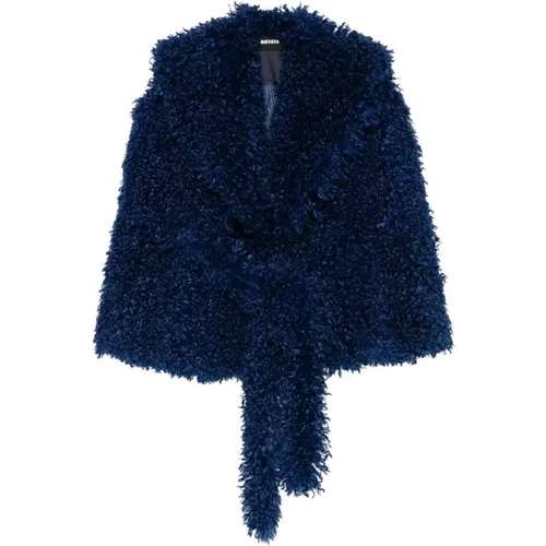 Faux Fur & Shearling Jackets, female, , Size: S Faux Fur 1587 Jacket - Rotate Birger Christensen - Modalova