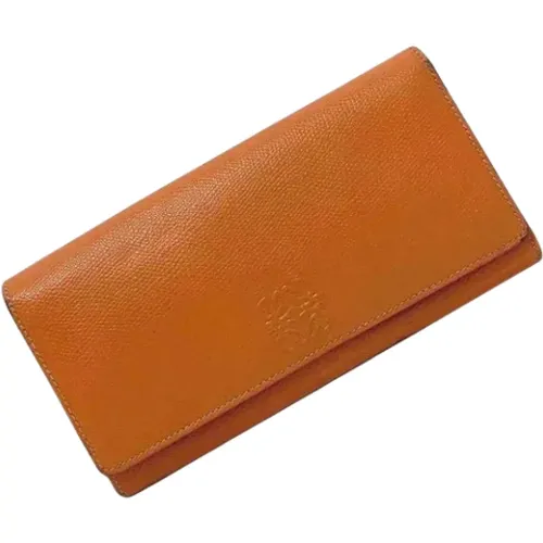 Pre-owned Wallets, female, , Size: ONE SIZE Pre-owned Leather wallets - Loewe Pre-owned - Modalova