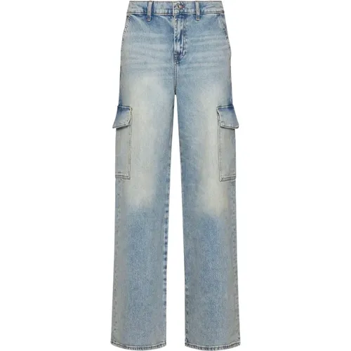Cargo Scout Frost Jeans , female, Sizes: W29, W24, W25, W28, W27, W26 - 7 For All Mankind - Modalova
