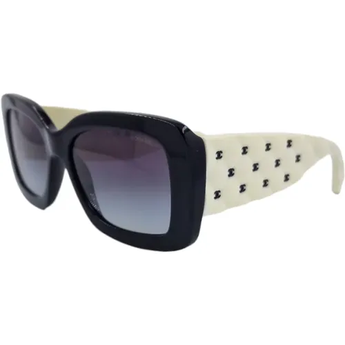 Rectangular Sunglasses with Iconic Logo , female, Sizes: ONE SIZE - Chanel - Modalova