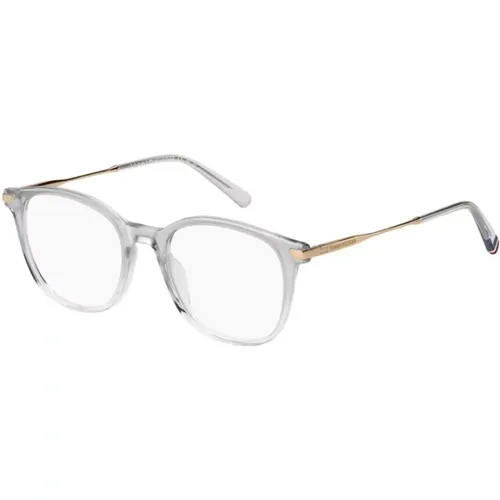 Stilvolle Graue Shaded Crystal Brille , unisex, Größe: 50 MM - Tommy Hilfiger - Modalova