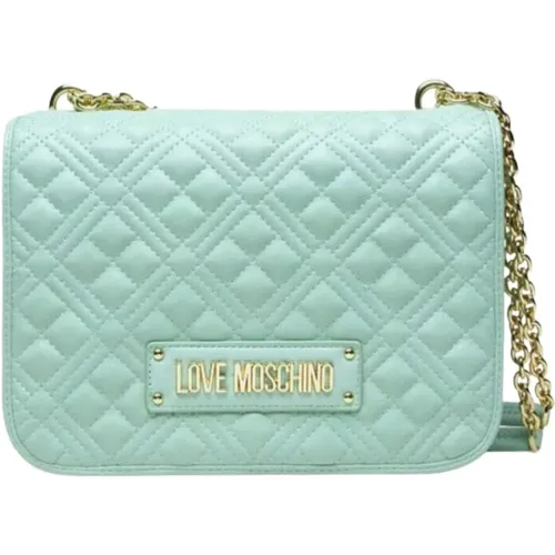 Cross Body Bags, female, , Size: ONE SIZE Borsa Quilted PU - Love Moschino - Modalova