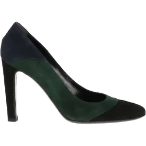 Pre-owned Pumps, female, , Size: 7 1/2 US Pre-owned Suede heels - Sergio Rossi Pre-owned - Modalova