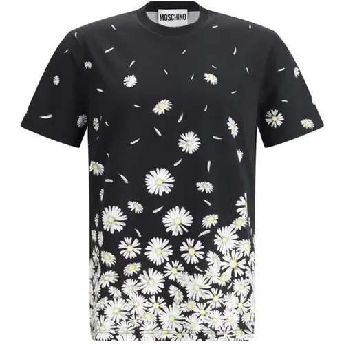 T-Shirts, male, , Size: S Daisy Floral Tee Stylish Design - Moschino - Modalova