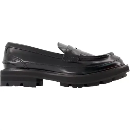 Leather flats , female, Sizes: 8 UK, 9 UK, 11 UK, 10 UK - alexander mcqueen - Modalova