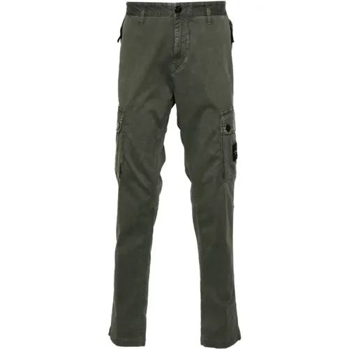 Cargo Trousers Slim Cut , male, Sizes: W34, W36, W31, W33, W40, W38, W30 - Stone Island - Modalova