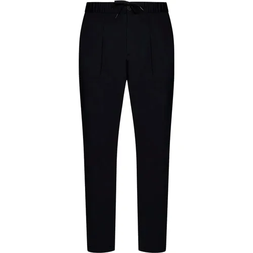 Textured Trousers with Pleat Detailing , male, Sizes: M - Herno - Modalova