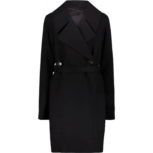 Flannel Trench Coat, Stylish Double-Breasted Design , female, Sizes: XS - Rick Owens - Modalova