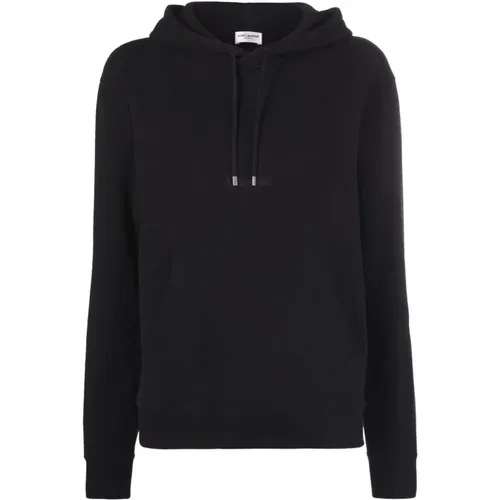 Französisch Hergestellter Regular Fit Sweatshirt - Saint Laurent - Modalova