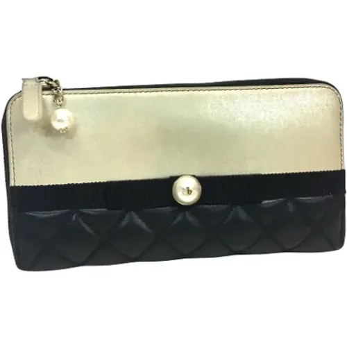 Pre-owned Leather wallets , female, Sizes: ONE SIZE - Chanel Vintage - Modalova