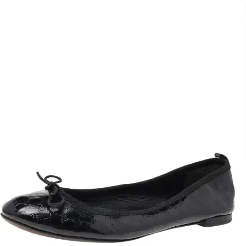 Pre-owned Flats, female, , Size: 9 US Pre-owned Leather flats - Gucci Vintage - Modalova