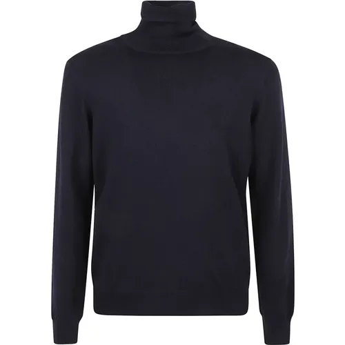 Herrenbekleidung Sweatshirts Blau Aw24 , Herren, Größe: 2XL - Tagliatore - Modalova