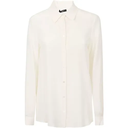 Silk Classic Shirt , female, Sizes: XS, M, 3XS, L, 2XS, S, XL - Max Mara Weekend - Modalova