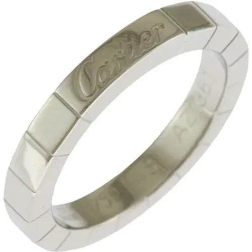 Pre-owned Jewellery, female, , Size: ONE SIZE Pre-owned White Gold rings - Cartier Vintage - Modalova