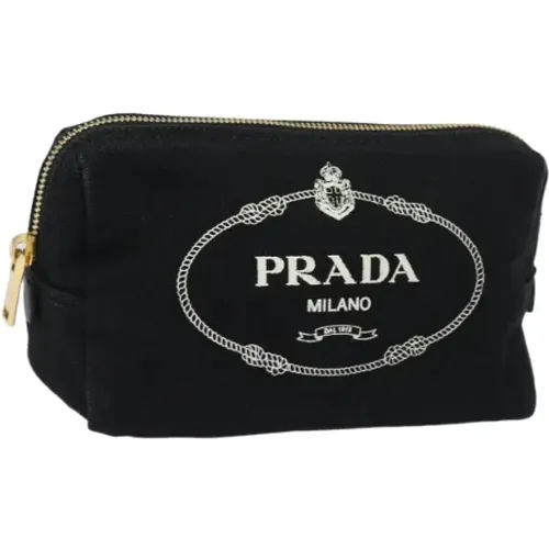 Pre-owned Canvas clutches , female, Sizes: ONE SIZE - Prada Vintage - Modalova