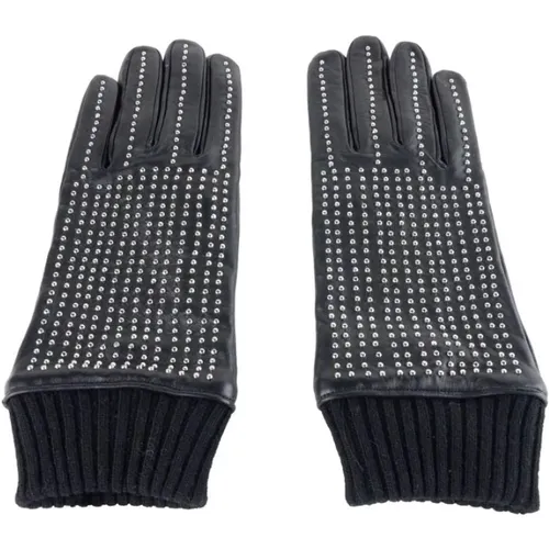 Gloves, unisex, , Size: 9 IN Elegant Leather Gloves Clt.003 - Cavalli Class - Modalova