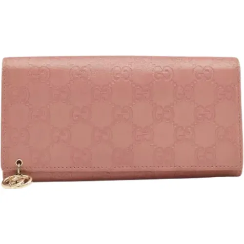 Pre-owned Wallets, female, , Size: ONE SIZE Pre-owned Leather wallets - Gucci Vintage - Modalova