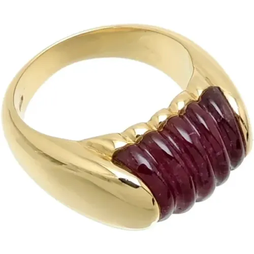 Pre-owned Jewellery, female, , Size: ONE SIZE Pre-owned Gold rings - Bvlgari Vintage - Modalova