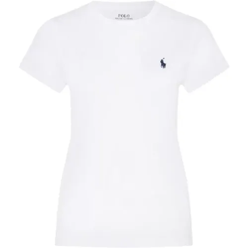 Classic Roundeck T-Shirt , female, Sizes: 2XL - Polo Ralph Lauren - Modalova