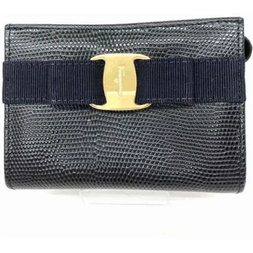 Pre-owned Wallets, female, , Size: ONE SIZE Pre-owned Fabric pouches - Salvatore Ferragamo Pre-owned - Modalova