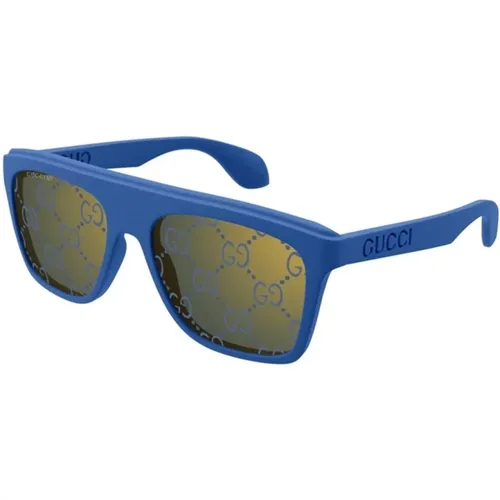 Frame Lens Sunglasses , male, Sizes: 57 MM - Gucci - Modalova