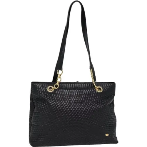 Pre-owned Tote Bags, female, , Size: ONE SIZE Pre-owned Leather totes - Bally Pre-owned - Modalova