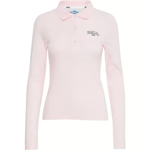 Long Sleeve Polo Shirt Milkshake , female, Sizes: XS, S, M, L - Ball - Modalova