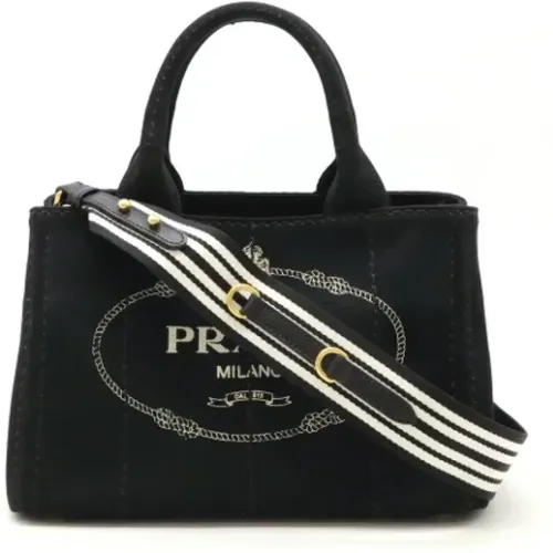 Pre-owned Tote Bags, female, , Size: ONE SIZE Pre-owned Canvas prada-bags - Prada Vintage - Modalova