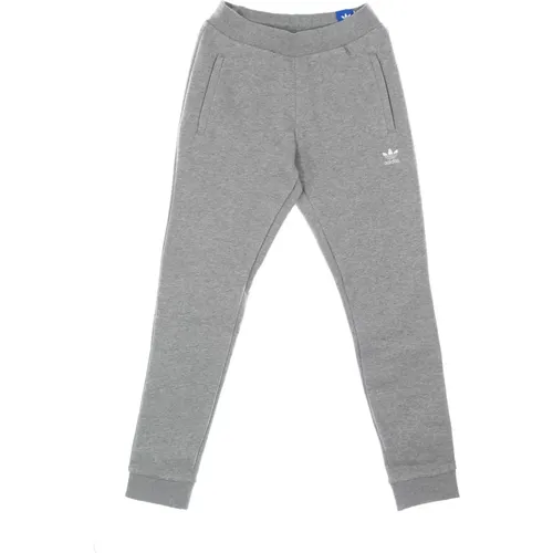 Sweatpants, male, , Size: XS Fleece Tracksuit Sweatpants with Pockets - Adidas - Modalova