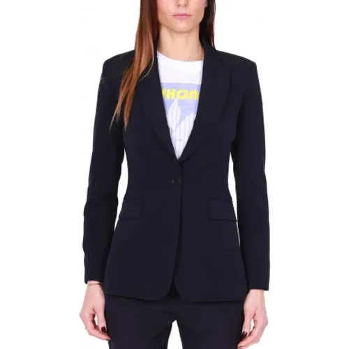 Technical Fabric Blazer , female, Sizes: L, S, XL - Liu Jo - Modalova