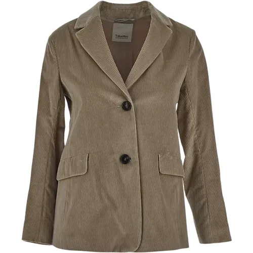 Baumwoll Vania Jacke , Damen, Größe: M - Max Mara - Modalova