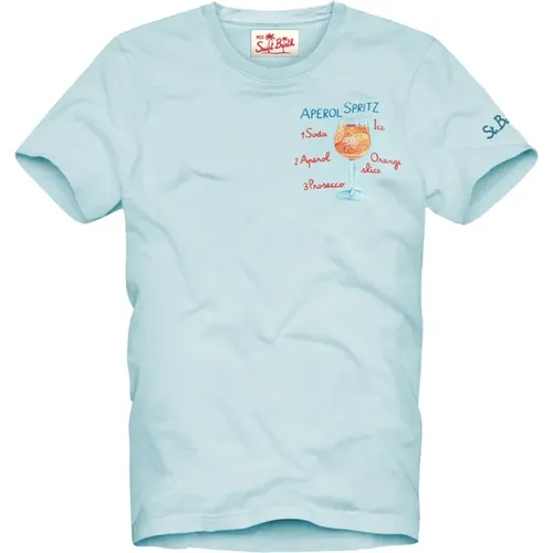 Spritzy T-Shirt , Herren, Größe: XL - Saint Barth - Modalova