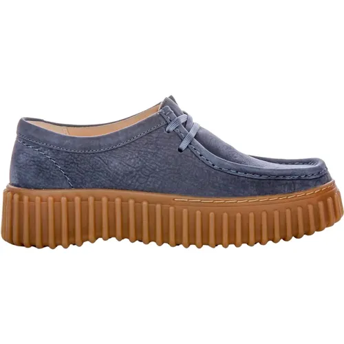 Nubuck Leather Sporty Shoes Women , female, Sizes: 6 1/2 UK, 8 UK - Clarks - Modalova