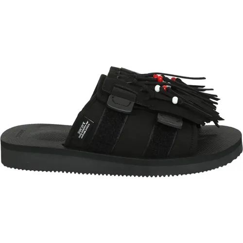 Fringed Sandals , male, Sizes: 4 1/2 UK, 4 UK - Suicoke - Modalova