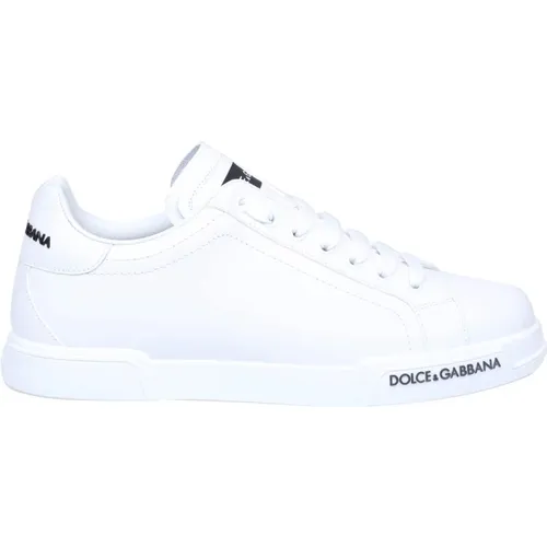 Nappa Portofino Sneakers , male, Sizes: 6 UK - Dolce & Gabbana - Modalova