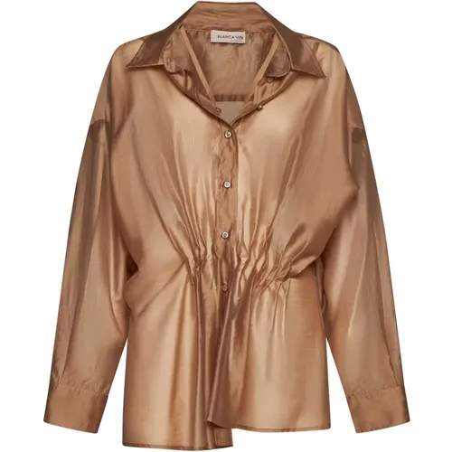 Leather Shirts , female, Sizes: M, S, L, XS - Blanca Vita - Modalova