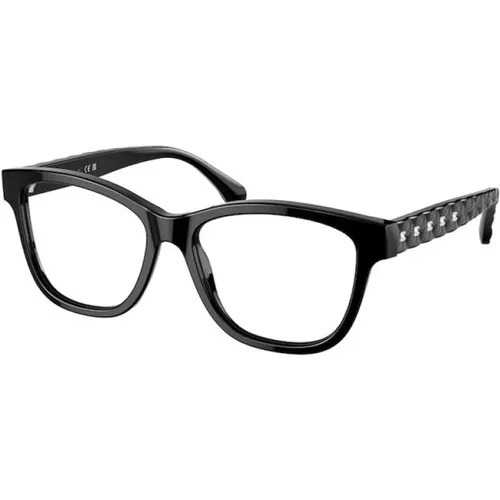 Schwarze Ch3443 C760 Sonnenbrille , unisex, Größe: 53 MM - Chanel - Modalova