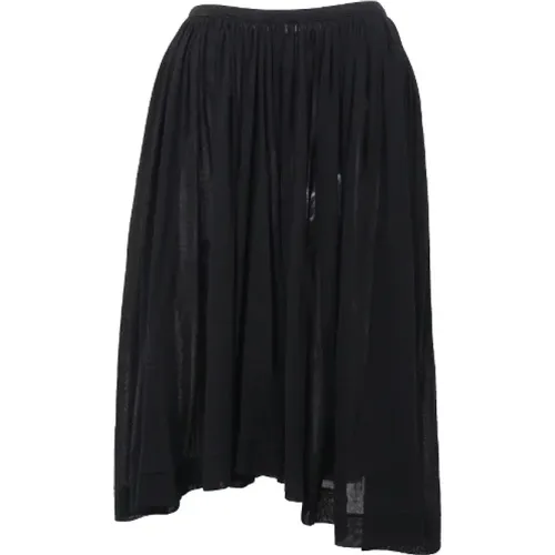 Pre-owned Skirts, female, , Size: 2XS Pre-owned Cotton bottoms - Yohji Yamamoto Pre-owned - Modalova