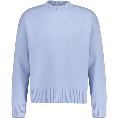 Ribbed Merino Wool Sweater , male, Sizes: XL, L, S - Ami Paris - Modalova