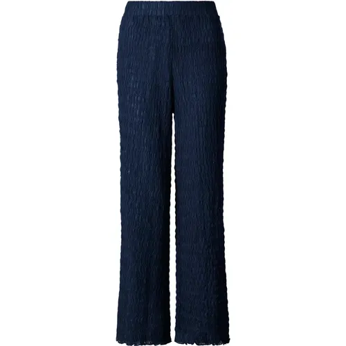 Crinkled straight leg pants , Damen, Größe: S - Rich & Royal - Modalova
