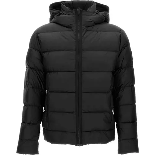 Down Jackets, male, , Size: S Down Jacket with Wraparound Hood - Fay - Modalova
