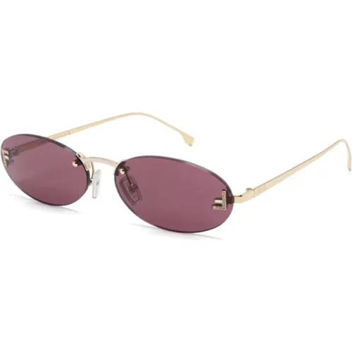 Sunglasses, female, , Size: 54 MM Fe4075Us 30Y Sunglasses - Fendi - Modalova