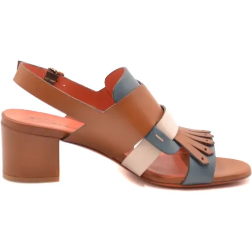 Womens Shoes Sandals Multicolor Ss20 , female, Sizes: 3 1/2 UK - Santoni - Modalova