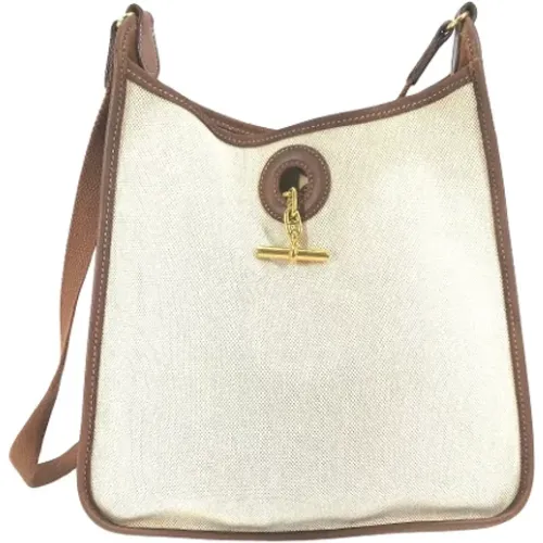 Pre-owned Cross Body Bags, female, , Size: ONE SIZE Pre-owned Canvas shoulder-bags - Hermès Vintage - Modalova