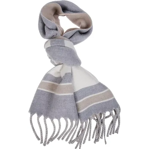 Winter Scarves, unisex, , Size: ONE SIZE Wool Scarf Sport Chic Style - Eleventy - Modalova