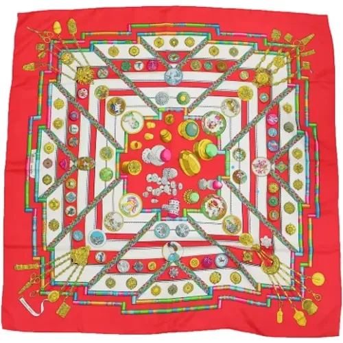 Pre-owned Scarves, female, , Size: ONE SIZE Pre-owned Silk scarves - Hermès Vintage - Modalova